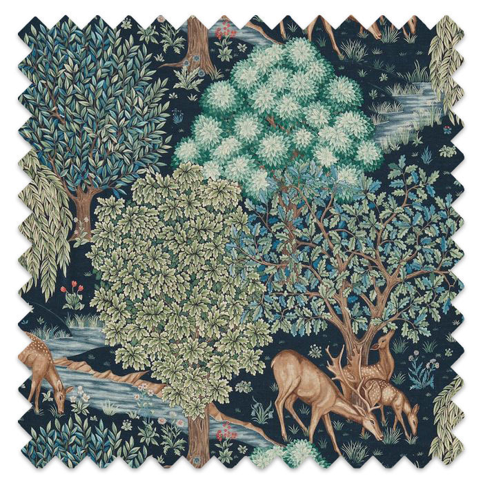 Swatch of The Brook Tapestry Blue