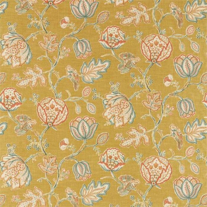 Theodosia Saffron Fabric by Morris & Co