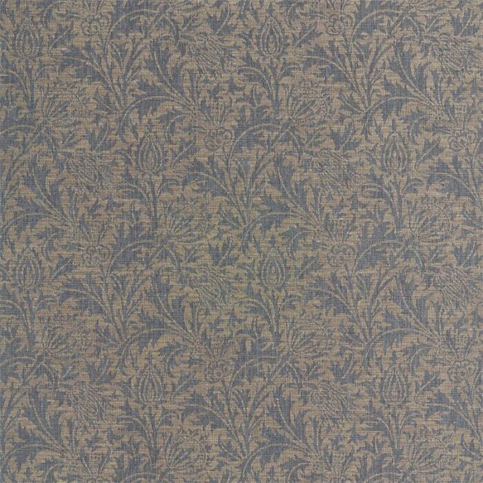 Thistle Weave Slate Fabric by Morris & Co