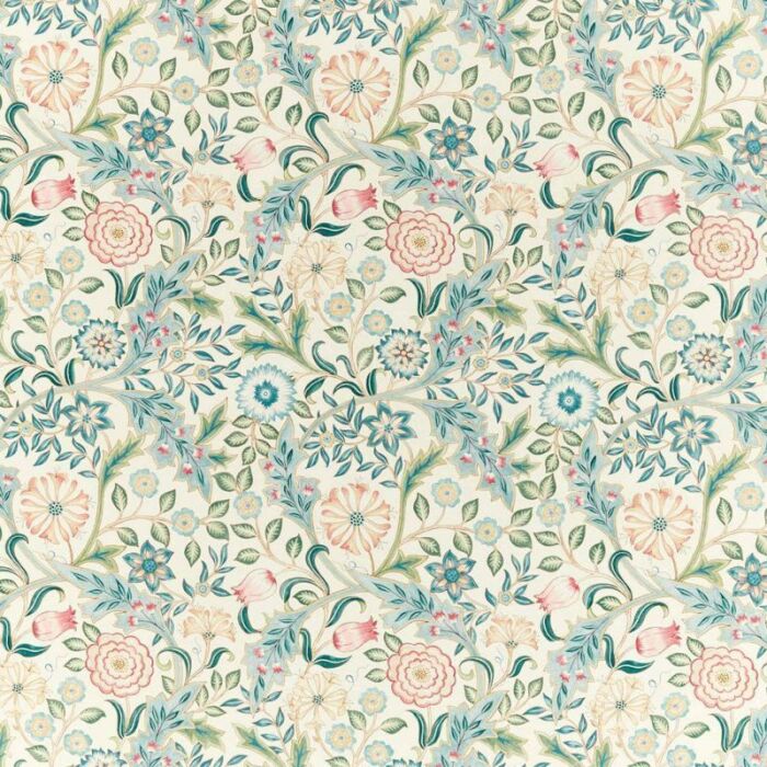 Wilhelmina Ivory Fabric by Morris & Co