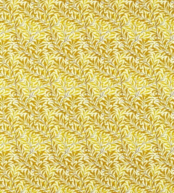 Willow Boughs Summer Yellow Fabric by Morris & Co