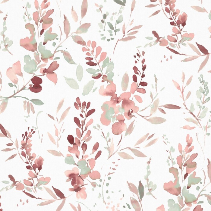 Harumi Raspberry Fabric by The Pure Edit