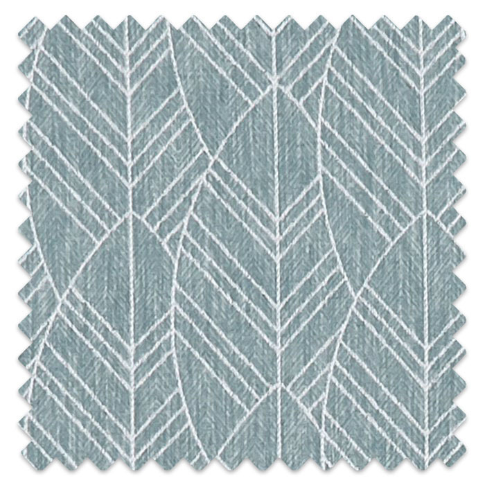 Swatch of Linear Leaf Chambray
