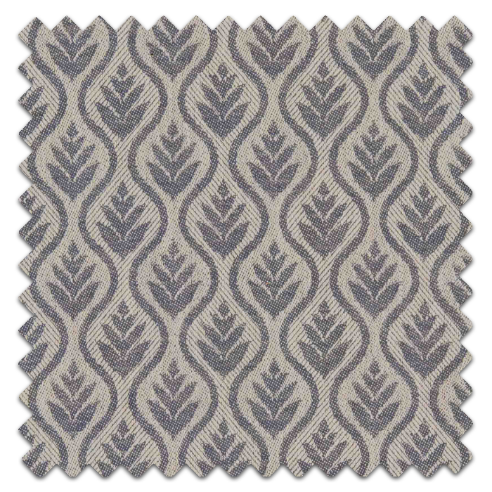 Roman Blind Plantation Charcoal Fabric Sample