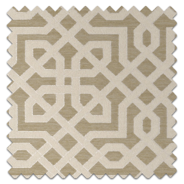Roman Blind Trellis Champagne Fabric Sample
