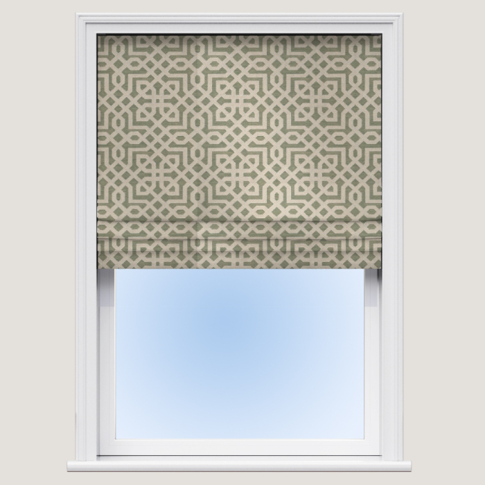 Made To Measure Roman Blind Trellis Mineral