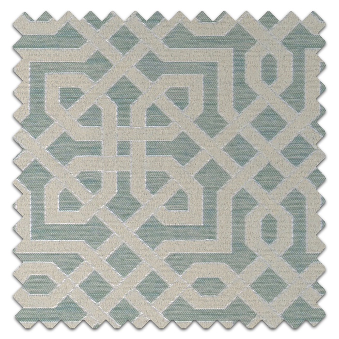 Roman Blind Trellis Powder Blue Fabric Sample