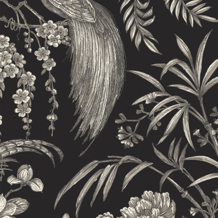 Mirador Ebony Blackout Fabric Sample