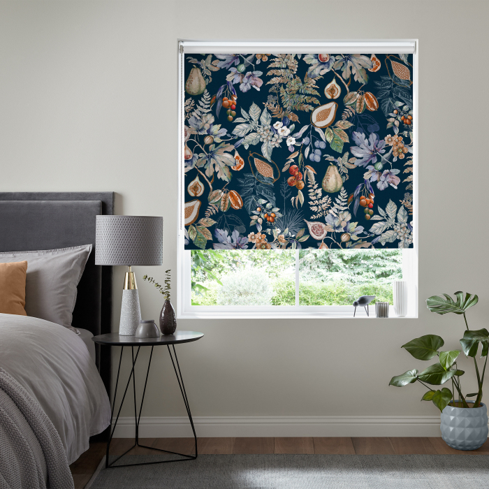 Paloma Midnight Blackout Eve Electric Roller Blind