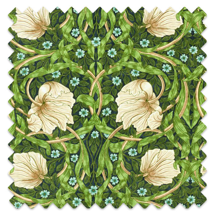 Swatch of Pimpernel Velvet Midnight Fields