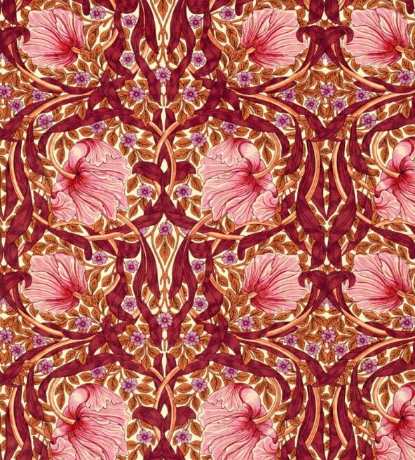 Pimpernel Velvet Sunset Boulevard Fabric by Morris & Co