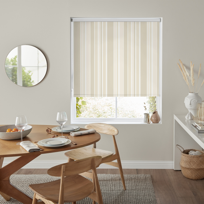 Portico Sand Blackout Eve Electric Roller Blind