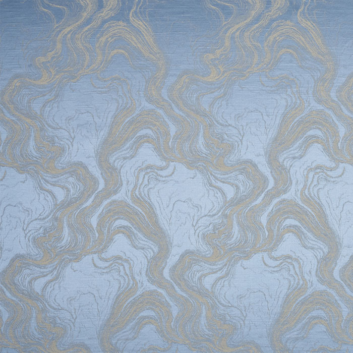 Cecilia Coastal Blue Fabric by Bill Beaumont