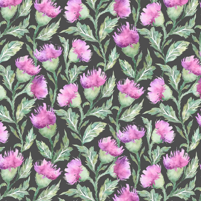 Ettrick Graphite Fabric by Voyage