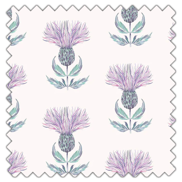 Swatch of Firth Azure Cream by Voyage