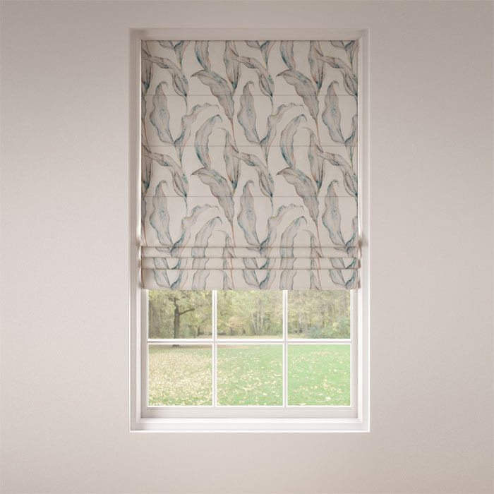 Roman Blind in Harriet Eau De Nil by Belfield Home