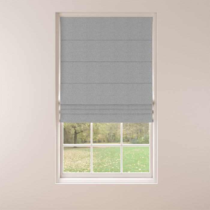 Roman Blind in Harry Charcoal by Belfield Home