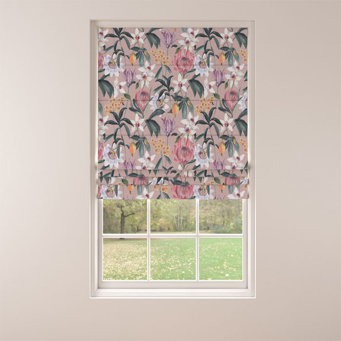 Roman Blind in Havana Blush by Belfield Home