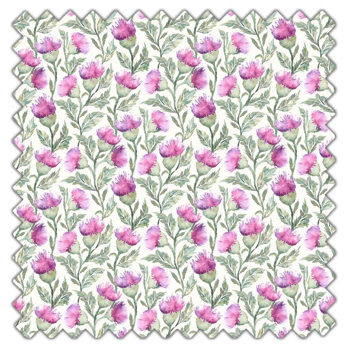 Swatch of Hawick Fuchsia Cream by Voyage