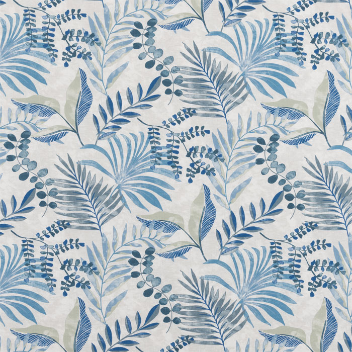 Henna Sapphire Fabric by Bill Beaumont