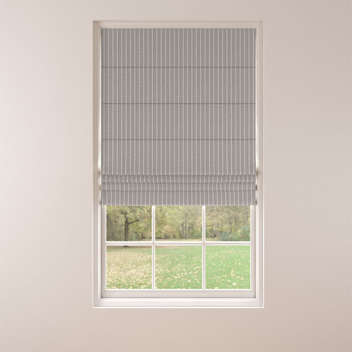 Roman Blind in Keswick Dove Grey by Belfield Home