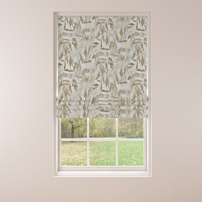 Roman Blind in Laurel Natural by Belfield Home
