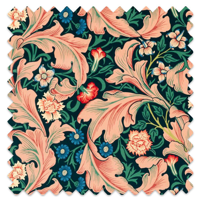 Swatch of Leicester Velvet Cosmo Pink/Indigo