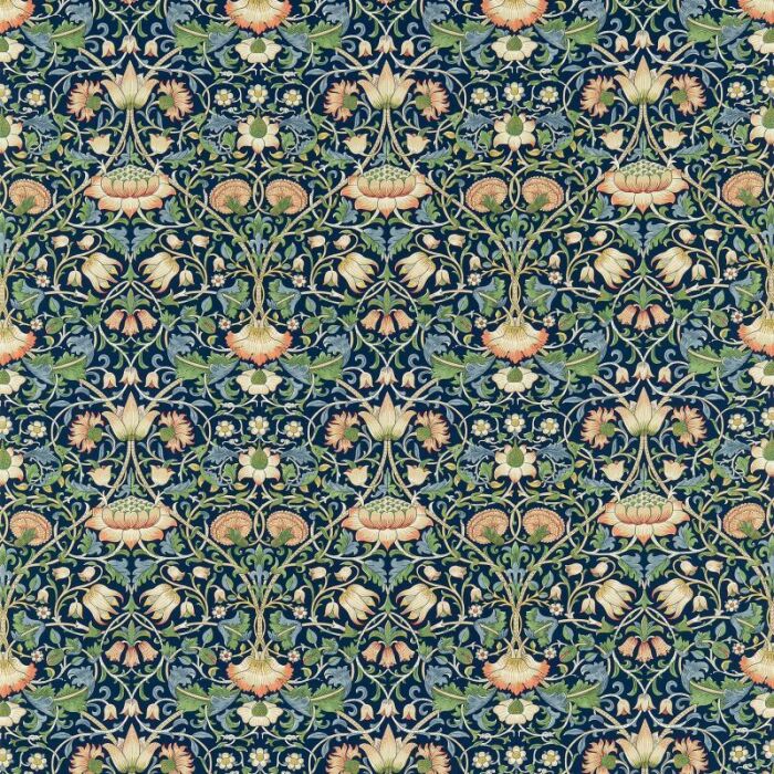 Lodden Indigo/Mineral Fabric by Morris & Co