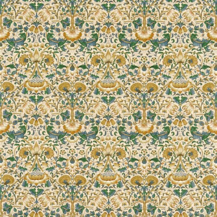 Lodden Manilla Bayleaf Fabric by Morris & Co