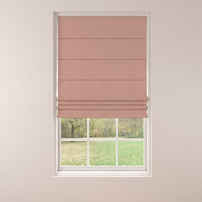Roman Blind in Lunar Blush by Belfield Home