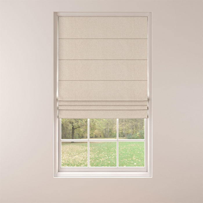 Roman Blind in Lunar Natural by Belfield Home