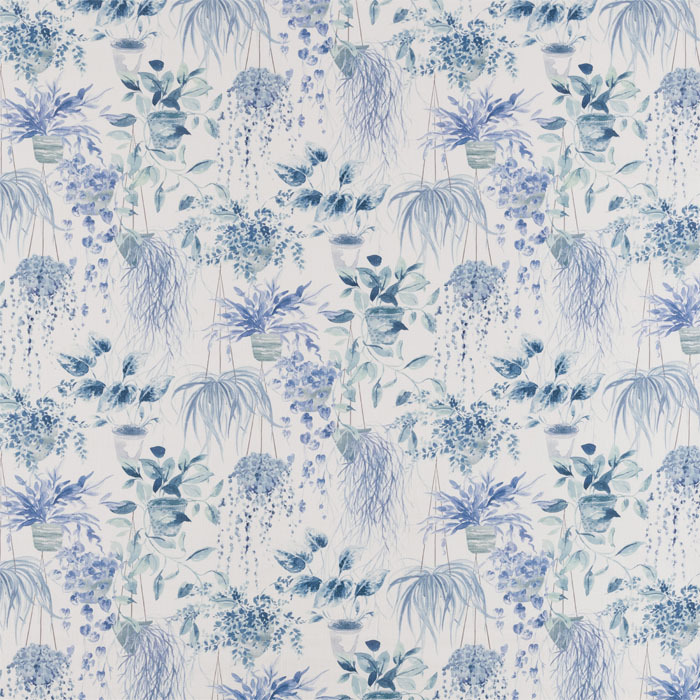 Majorelle Ashley Blue Fabric by Porter And Stone