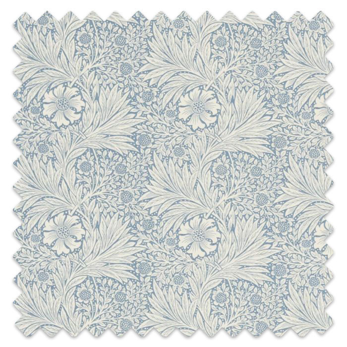 Swatch of Marigold China Blue/Ivory