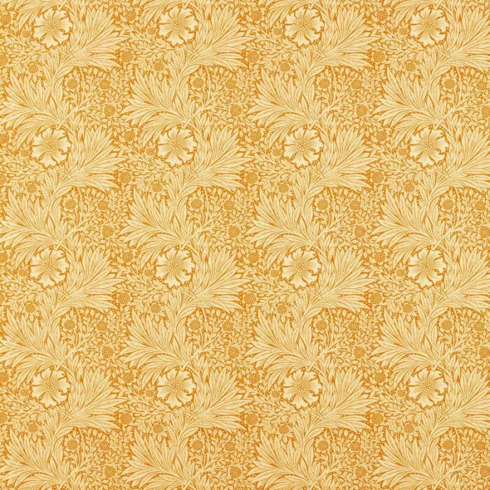 Marigold Cream/Orange Fabric by Morris & Co