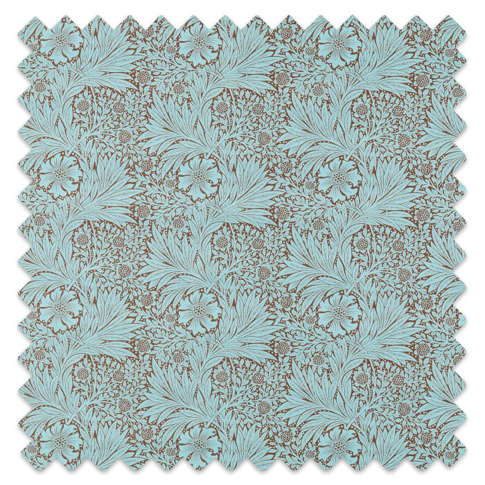 Swatch of Marigold Sky/Chocolate