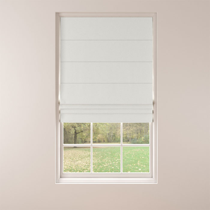 Roman Blind in Marlow Ecru by Belfield Home