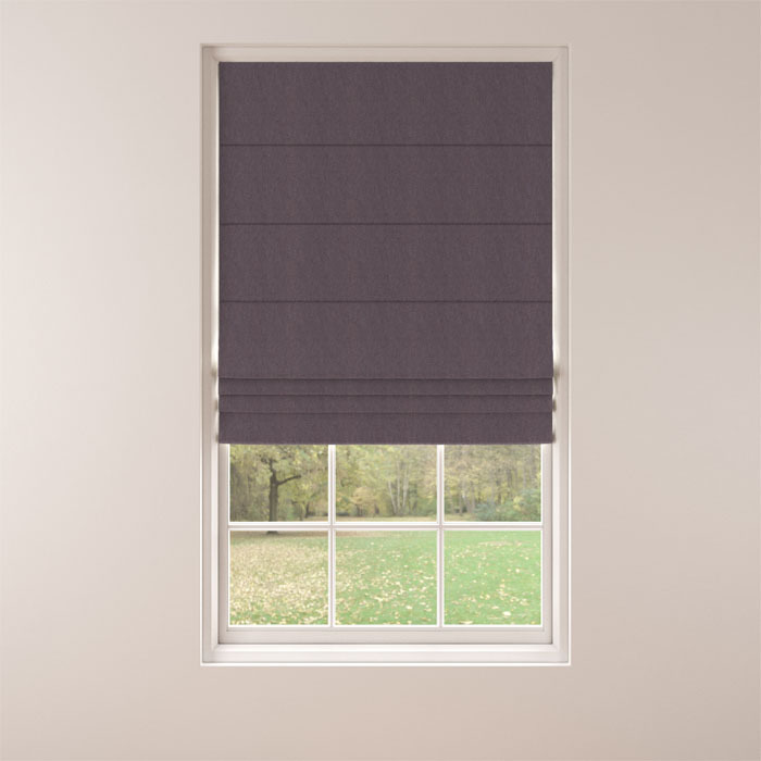 Roman Blind in Marriot Mauve by Belfield Home