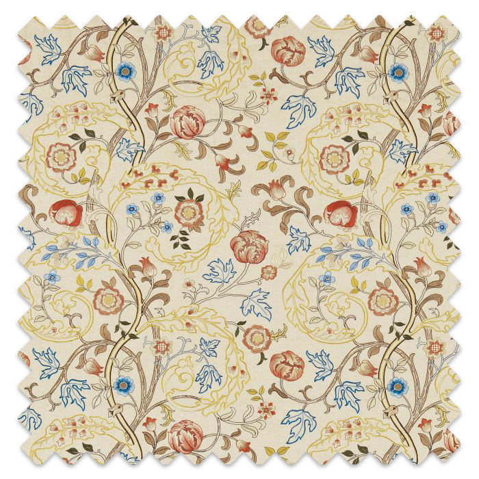 Swatch of Mary Isobel Embroidery Russet/Olive