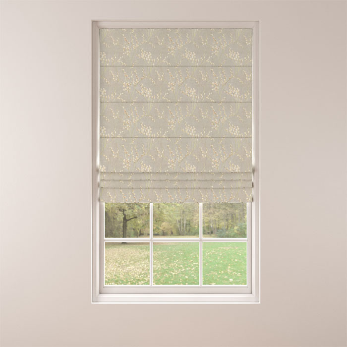 Roman Blind in Mila Linen by Belfield Home