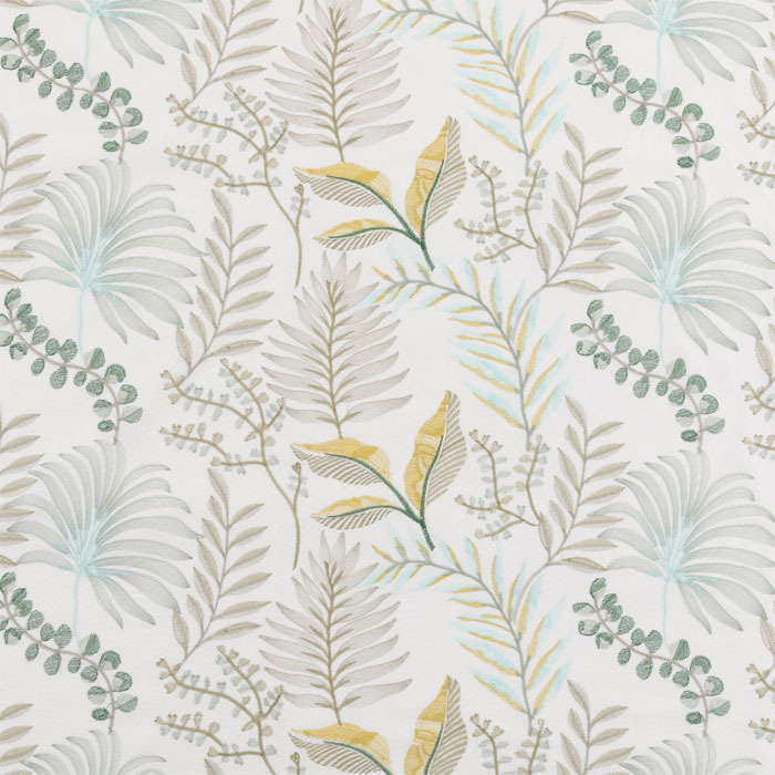 Mimosa Fern Fabric by Bill Beaumont