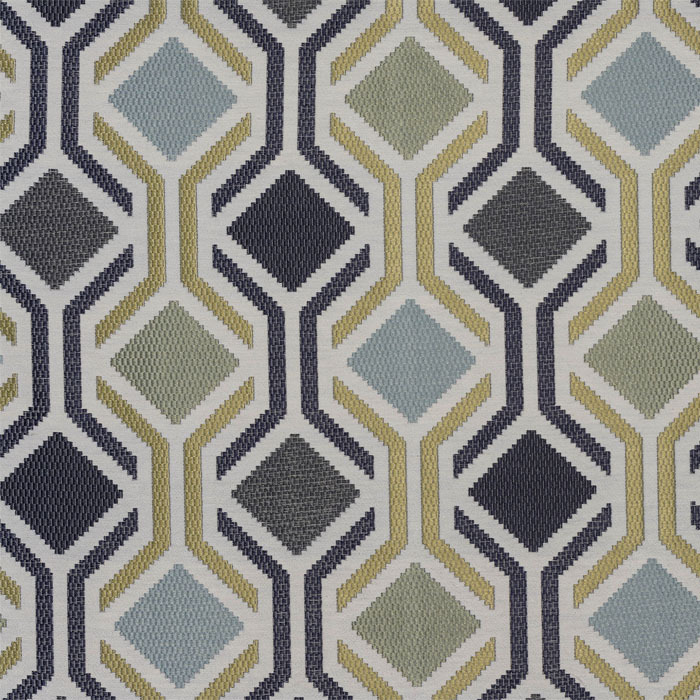 Mosaic Olive Fabric by Porter And Stone