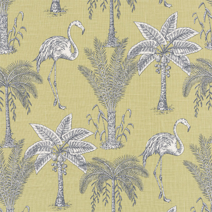 Nakuru Chartreuse Fabric by Bill Beaumont