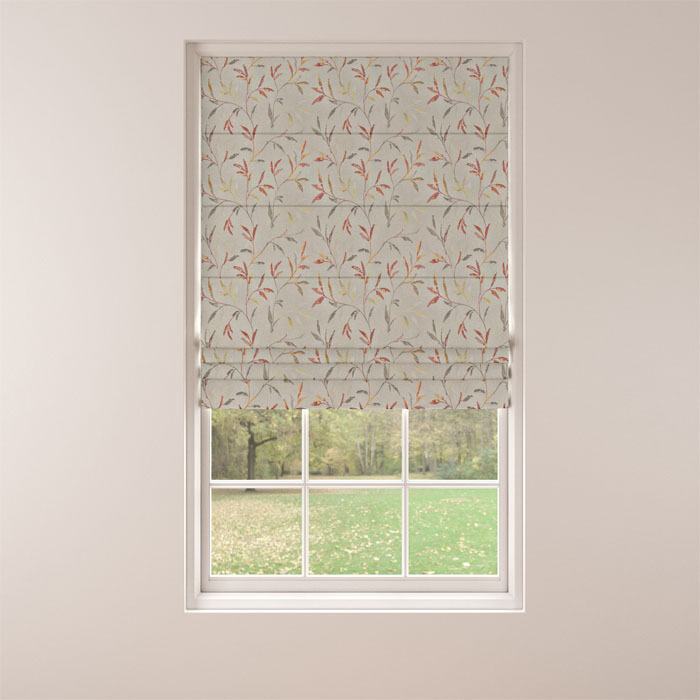 Roman Blind in Norella Spice by Belfield Home