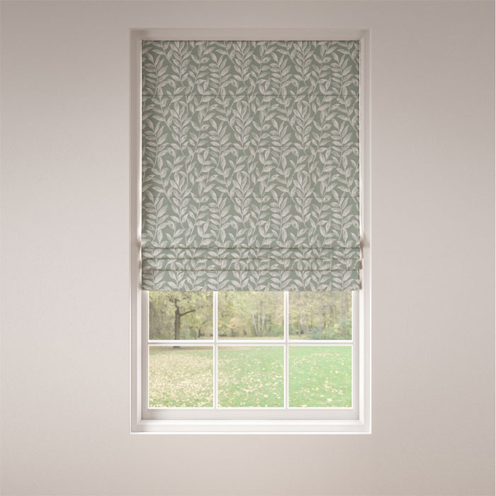 Roman Blind in Olivia Sage by Belfield Home