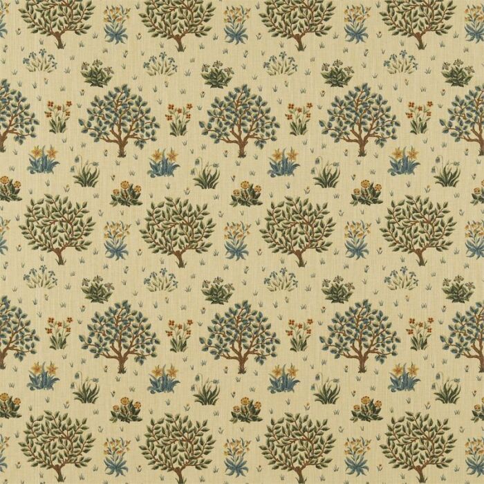 Orchard Olive/Gold Fabric by Morris & Co