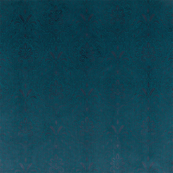 Parthia Marine Blue Fabric by Bill Beaumont