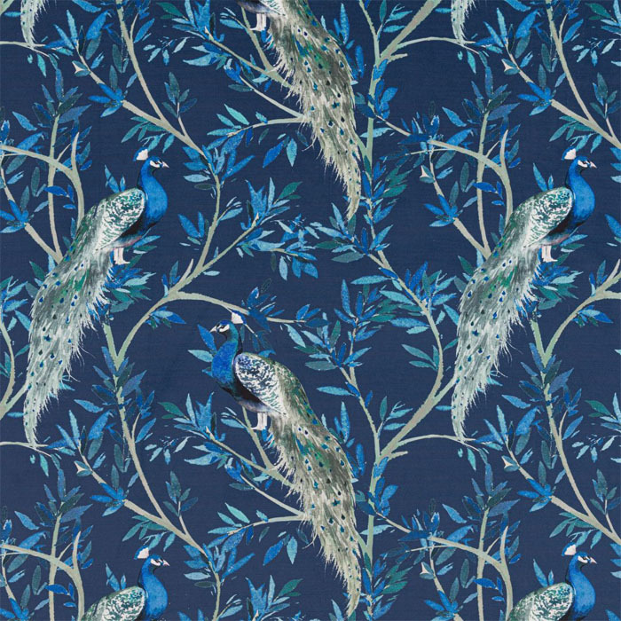Peacock Indigo Fabric by Bill Beaumont