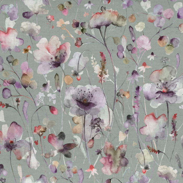 Pimelea Boysenberry Willow Fabric by Voyage