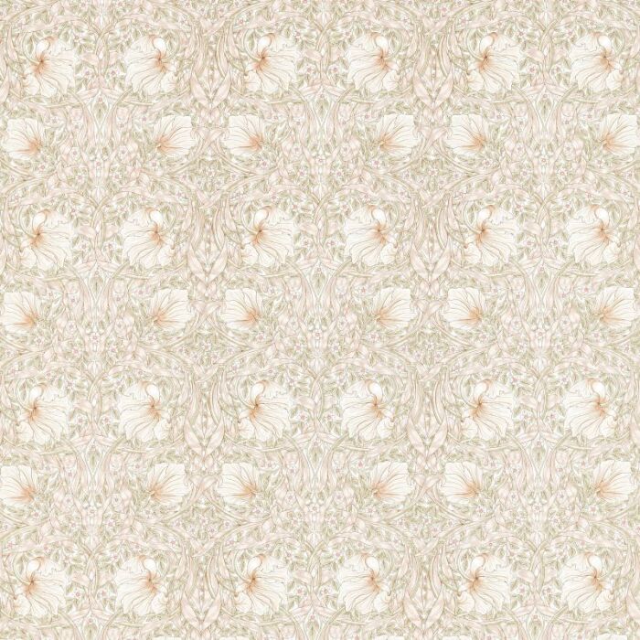 Pimpernel Cochineal Pink Fabric by Morris & Co