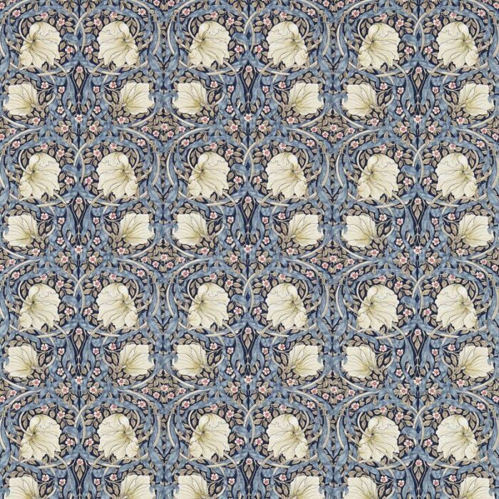 Pimpernel Indigo/Hemp Fabric by Morris & Co